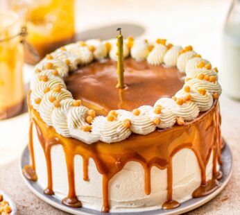 Butterscotch Birthday Cake