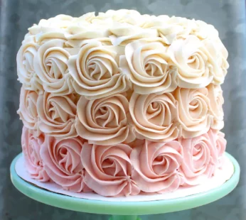 Heavenly Rose Cake