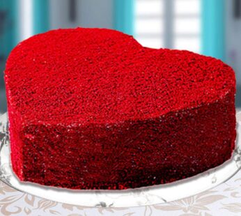 Red Velvet Heart Cake