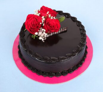 Rose Truffle Cake