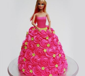 Rosy Rose Barbie Cake