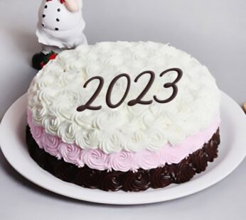 2023 New Year Rose Cake