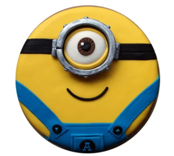 Minion One Eyed Fondant Cake