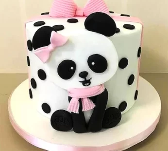 Adorable Panda Cake For Toddler