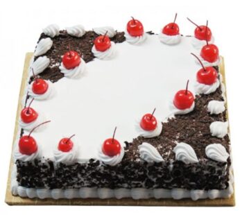 Black Forest Square Shape Cake