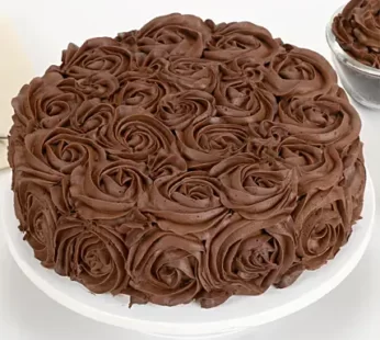 Chocolaty Rose Cake