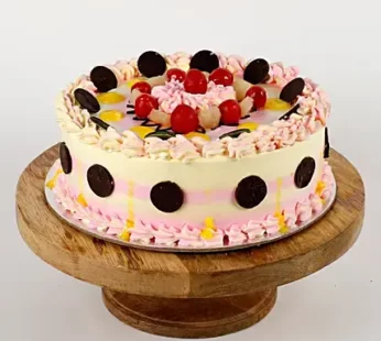 Colourful Pineapple Cream Cake