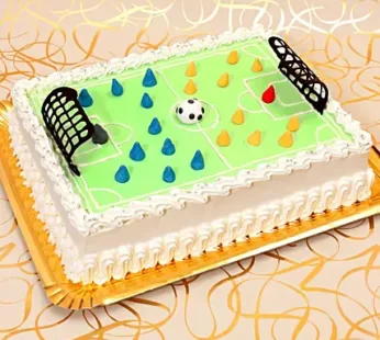 Football Field Chocolate Cake