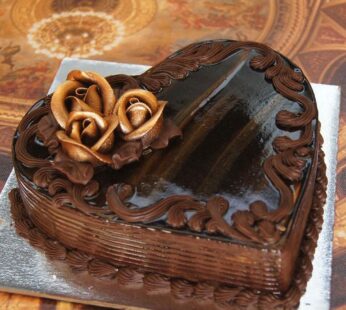 Heart Shaped Designer Truffle Cake