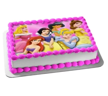 Princess Birthday Photo Cake