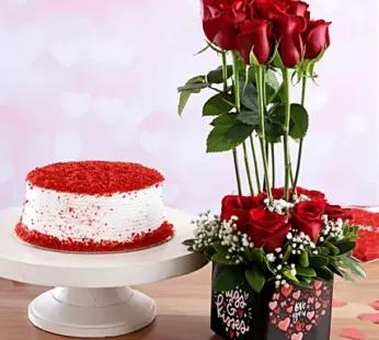 Red Velvet Cake & Love You