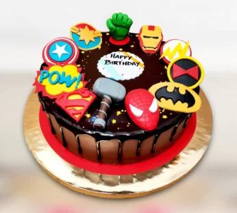 Super Hero Avengers Cake