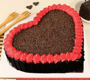 Ultimate Chocolate Heart Cake