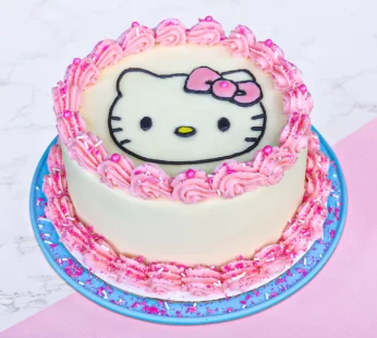 Vanilla Pinky Kitty Cake