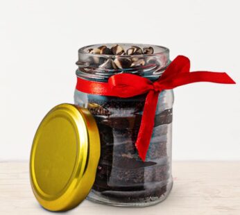 Yummy Chocolate Truffle Jar Cake