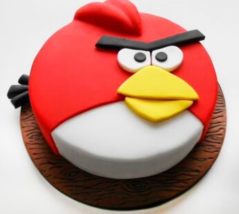 Angry Birds Fondant Theme Cake