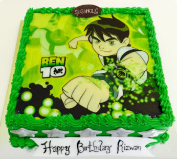 Ben 10 Photo Cake