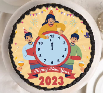 Midnight Clock New Year Cake