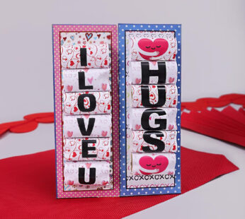 Alluring I Love You And Hugs Theme Milk Chocolates