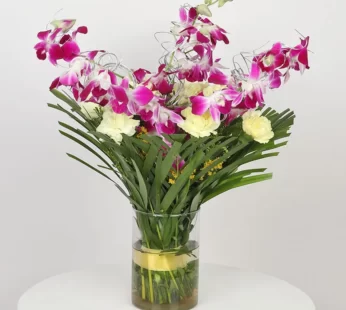 Awesome Orchids N Carnations Combo