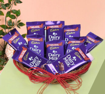 Cadbury Chocolates In Basket