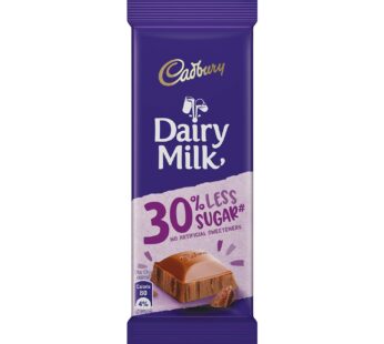 Cadbury Dairy Milk Chocolate Bar with 30%  Sugar Less, 43 g