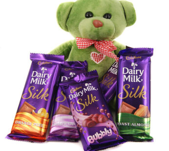 Dairy Milk Silk with Teddy Bear