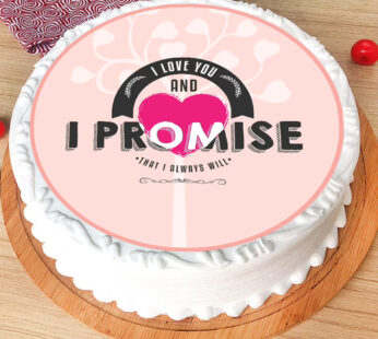 Decadent Promise Day Cake