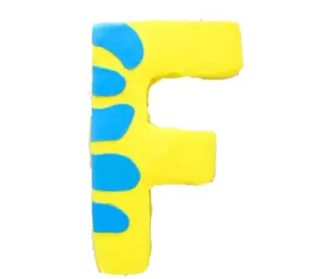 F Letter Cake