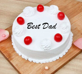Fathers Day Vanilla Cake