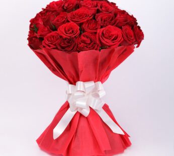 For Someone Special Red Roses In Red Packing