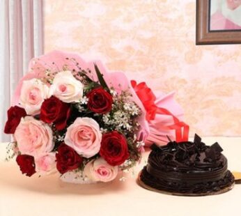 Glory Mix Roses & Choco Combo