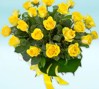 Magic Yellow Roses Bunch