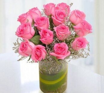 Pink Roses For Mom