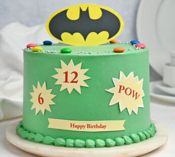 Scrummy Batman Theme Cake