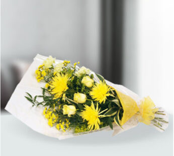 Yellow Mixed Flower Bouquet