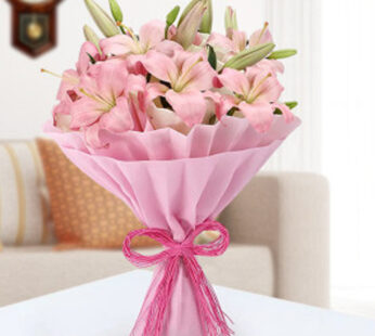 Admirable Pink Lilies