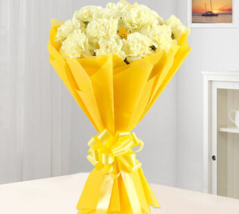 Yellow Carnations Bouquet