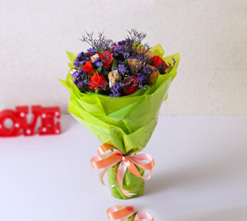 Cheerful Mixed Flowers Bouquet