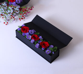 Enticing Flowers in Black Box