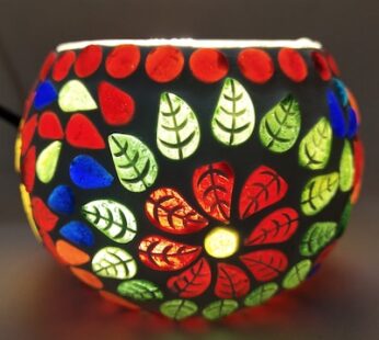 Small Mosaic Glass Lamp