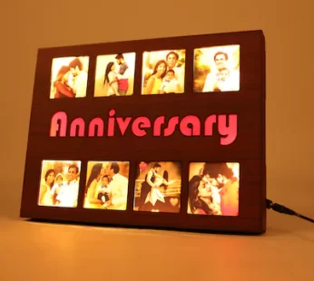 Anniversary Wooden Led Frame