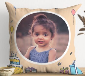 Birthday Photo Cushion