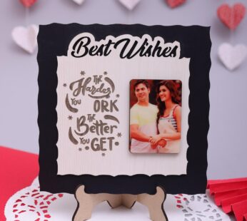 Best Wishes Engraved Frame