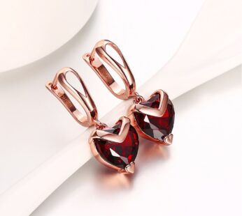 Heart Drop Earrings