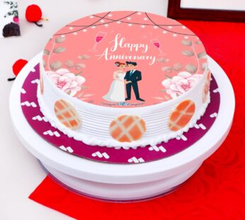 Luscious Anniversary Poster Cake