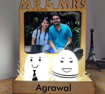 Mr And Mrs Personalised Lamp