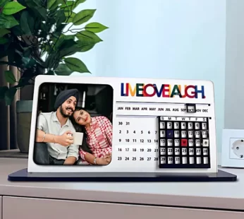 Personalised Table Top Photo Calendar With Reminders