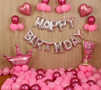 Princess Birthday Pink Décor