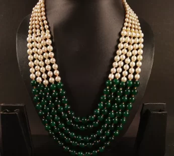 Emerald Green Layered Necklace